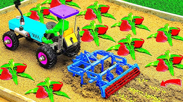 Diy tractor stuck in mud mini science project #51 || @KeepVilla | Tech Creators