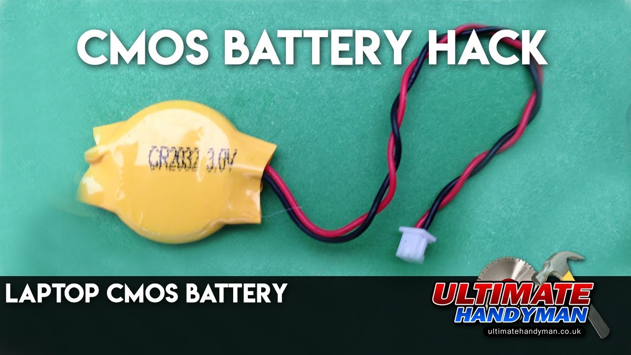 CMOS battery hack   Laptop CMOS battery