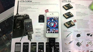 Hitec telemetry test on IPhone 4S