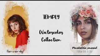 Temply Watercolor Collection - Watercolor effects in one click screenshot 3