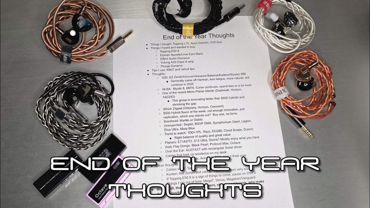Thank You and End of the Year Thoughts - YouTube