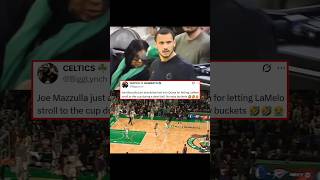 Joe Mazzulla is the valedictorian of the Kevin Garnett school of "No Free Buckets" 🙅‍♂️😭.