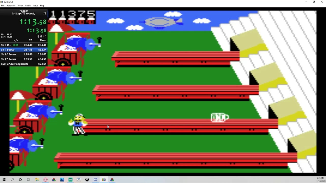 New World Record - Tapper - ColecoVision - 1st Lap - 4:27 - YouTube