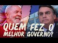 Lula x bolsonaro comparando os dois governos