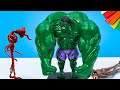 Making Siren Head vs Giant Hulk with clay 🧟 Superheroes Marvel 🧟 Polymer Clay Tutorial