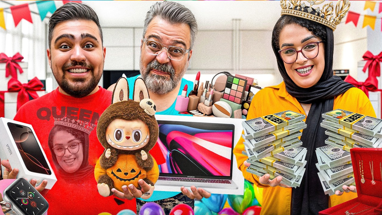 تولد مامانم هرچی دلش خواست خریدیم🔥(کارت ۱میلیاردی)