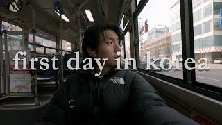 KOREA VLOG: First Day, Settling into Seoul, Subway Rides, Random Food