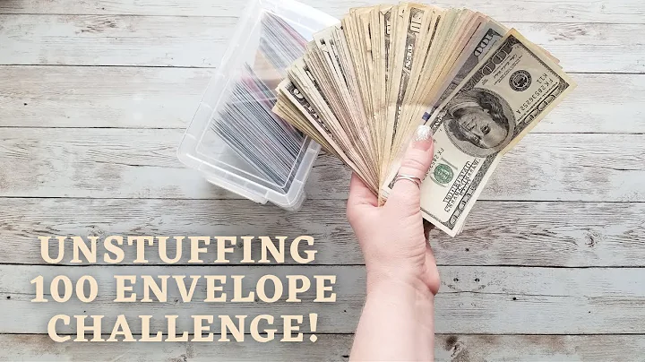 Unstuffing 100 Envelope Challenge | Cash Budgeting