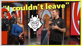 Jankos addresses G2 Jail in LEC Interview