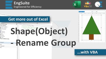 Rename a New Group of Shapes - Excel VBA