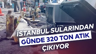 İstaç Aş Deni̇zden Çikarilan Atiklari Sergi̇ledi̇