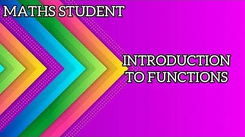 Tenth maths Ex 1.3 Relations and Functions Introduction video