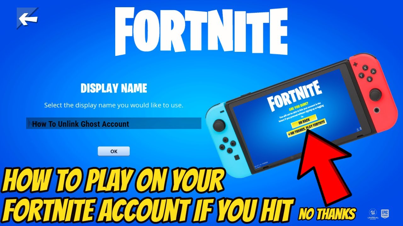 How To Play Fortnite On Nintendo Switch If You Hit No Thanks New Youtube