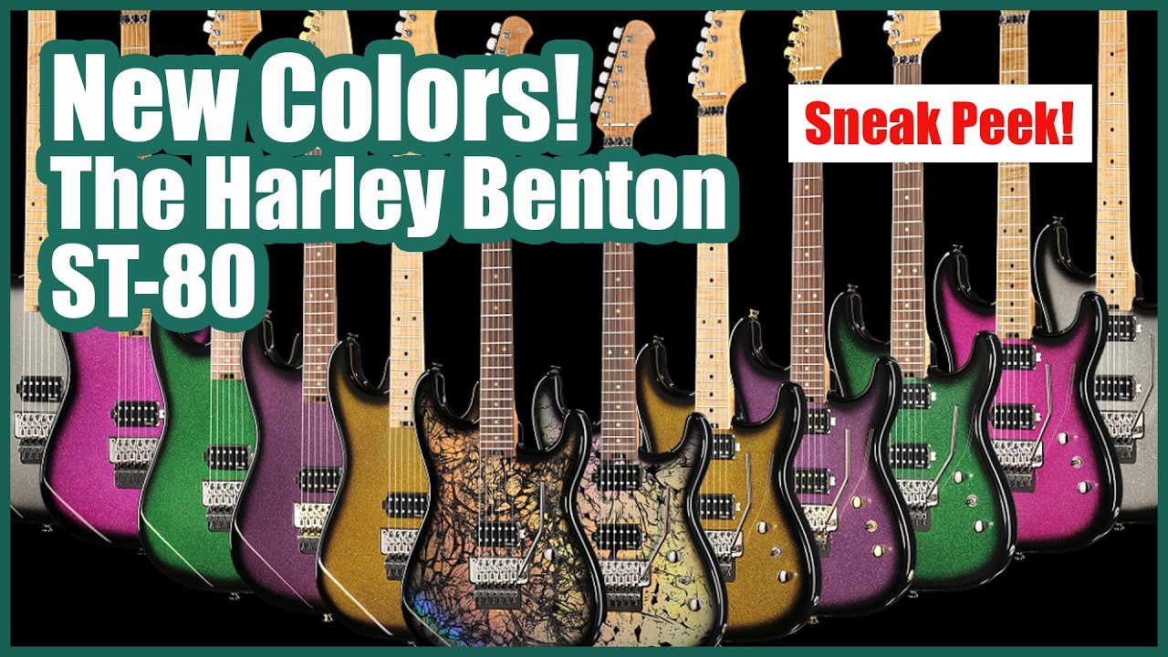 New Harley Benton ST-80 Colors: This Super Strat now comes with