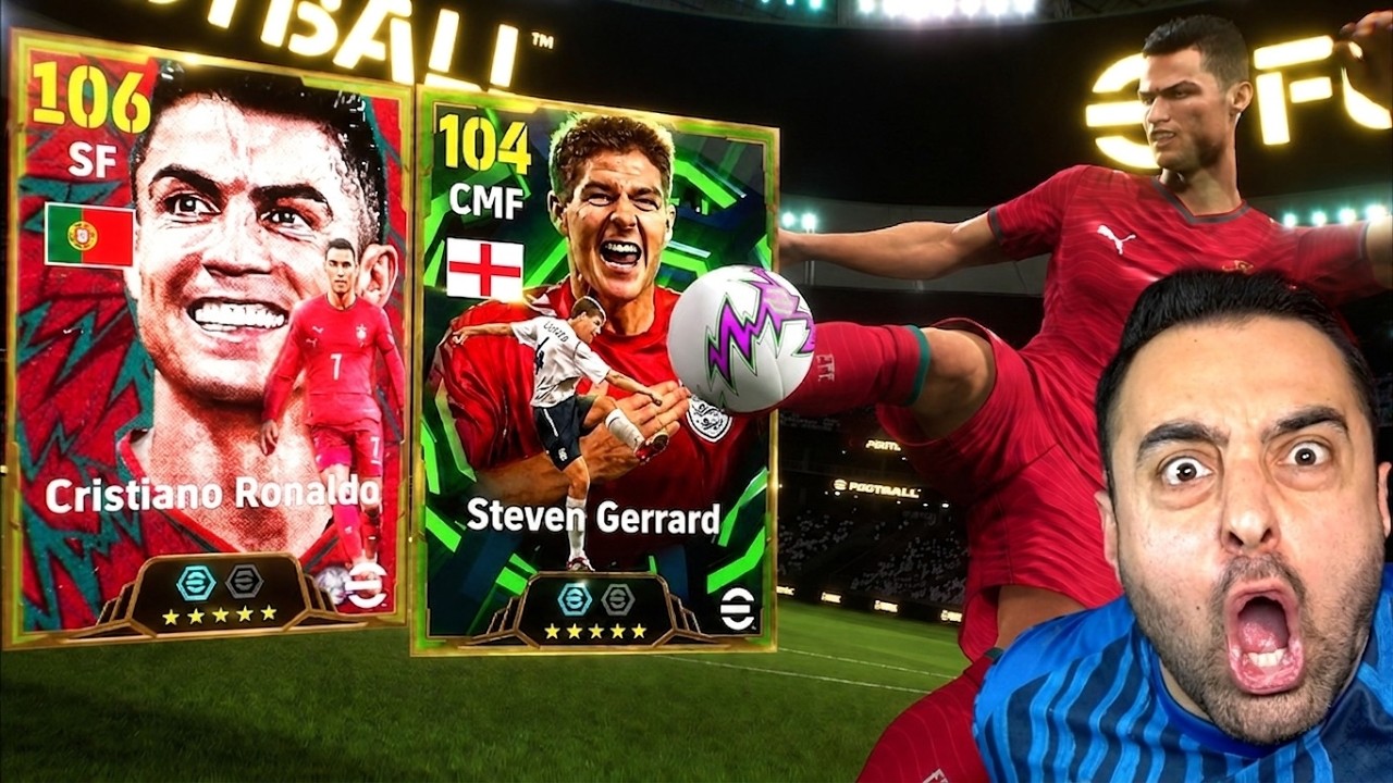 106 CRİSTİANO RONALDO 😱 BEDAVA 104 EFSANE GERRARD OHAA ! SİZLERLE OYNADIM ! EFOOTBALL 2026 !