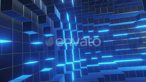 3 D Shapes Visual Cubes In Motion | Motion Graphics - Envato elements