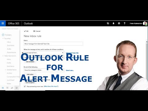 Outlook Rule for SharePoint Alert