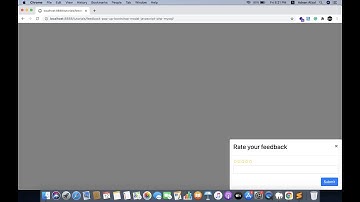 Feedback pop up bootstrap modal - Javascript, PHP & MySQL