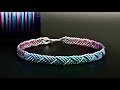 【编绳教程】Simple Bracelet Tutorial星云段染手绳·新手可学，超级简单的编法，赶紧跟着视频一起DIY吧