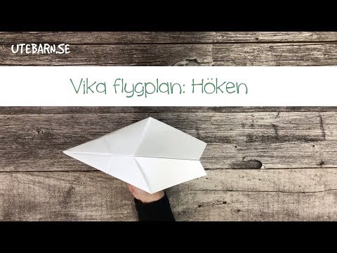 Instruktionsfilm - Vika flygplan - Höken