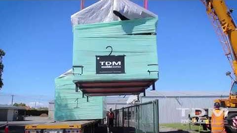 A Moment In The Life Of A Modular Home Delivery