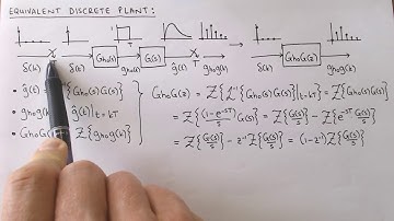 Digital control 18: The equivalent discrete-time plant model