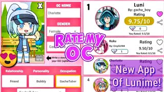 "Rate My Oc" Review! || Gacha Life || Lunime screenshot 5