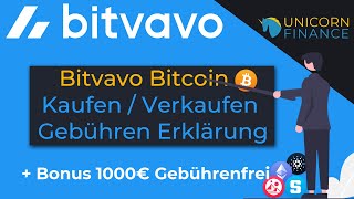 Bitvavo Bitcoin kaufen &amp; verkaufen, Tutorial, Anleitung + Gebühren Erklärung | Deutsch