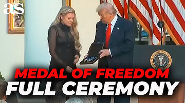 TRUMP awards CHARLIE KIRK the MEDAL OF FREEDOM | FULL EVENT