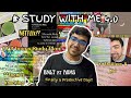😵‍💫Exams Coming again||📚Study With Me 4.0 for 8hrs.||BMLT at AIIMS #neet #paramedical #bmlt #aiims  