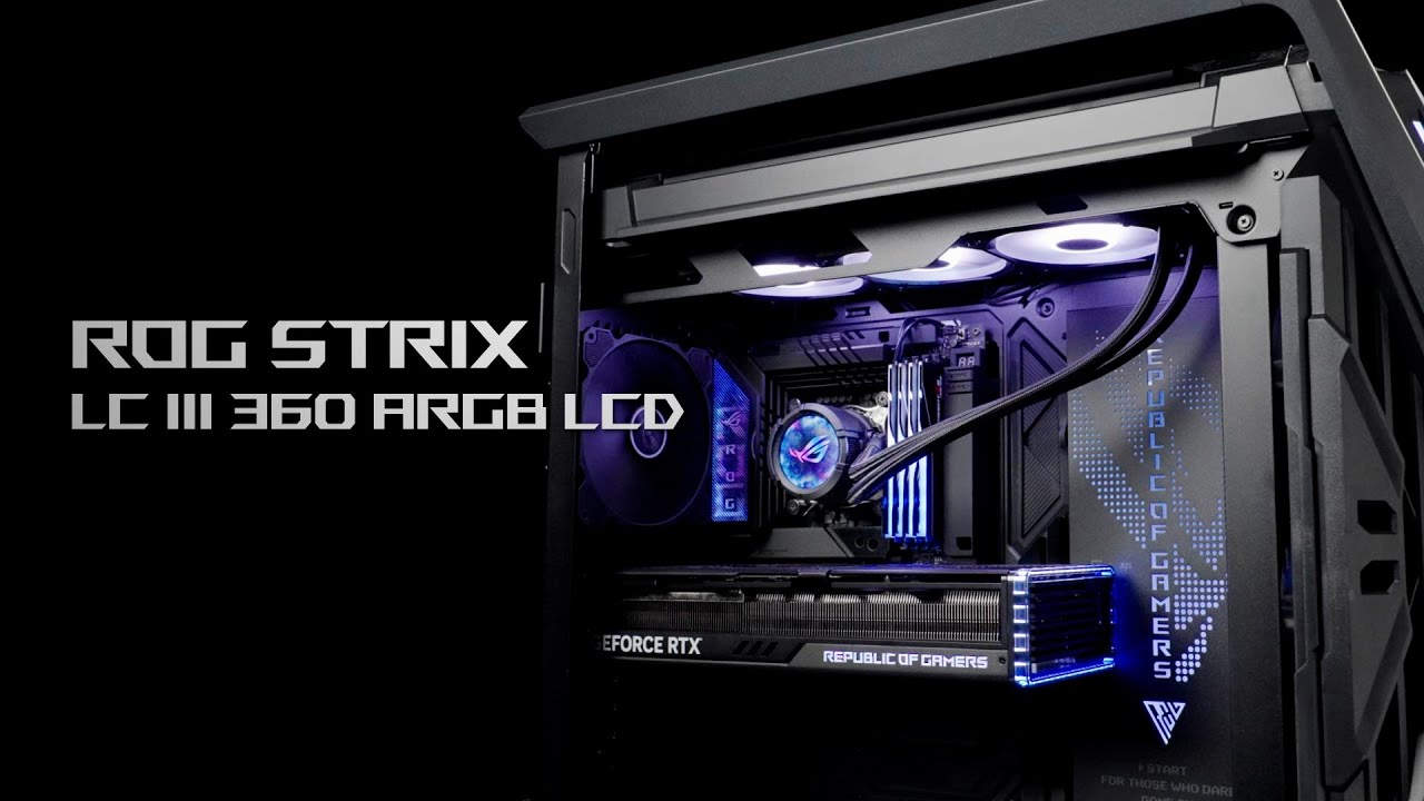 ASUS ROG STRIX LC III 360 ARGB LCD 360mm İşlemci Sıvı Soğutucu