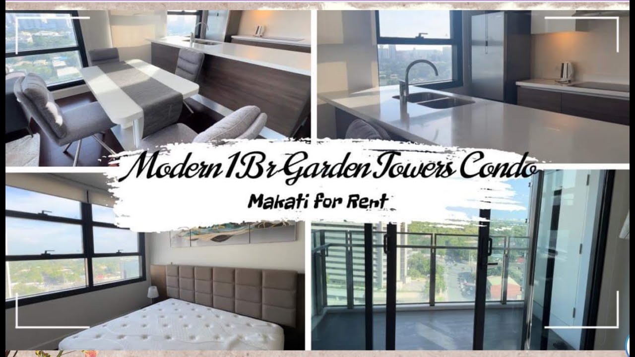 Picture of CLOSED High Rise 1 Bedroom Unit for Rent Garden Towers Makati - YouTube