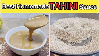 Easy Homemade Tahini Recipe by MinasHome l How to Make Tahini Sauce