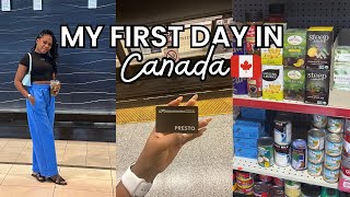 CANADA VLOG 🇨🇦 #1 : My First Day in Canada #movingabroad