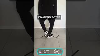 Celebrity Diamond T-Step Tutorial. Shuffle is amazing! 😍 #shuffle #shuffledance #tutorial #dance Wealth