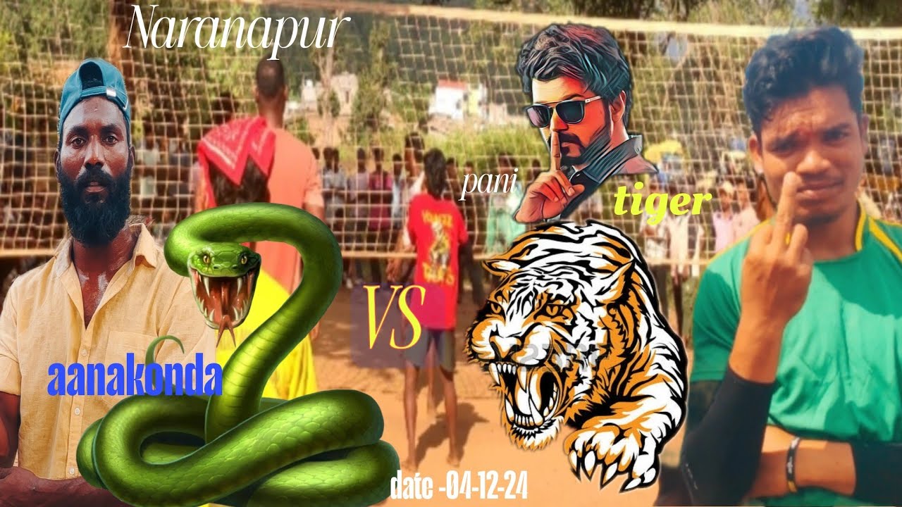 ସ୍ଥାନ -ନାରଣପୁର ll Anaconda VS Londa ll ନାରଣପୁର ହାଟରେ ପିଟା ପିଟି Vollyball Game Play Full Video