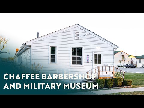 Step Inside the Chaffee Barbershop and Military Museum - YouTube