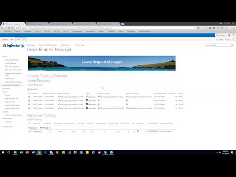 Leave Request System in SharePoint Made Easy