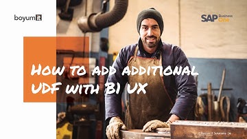 Add UDF with B1 Usability Extension