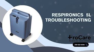 Respironics 5 Liter Troubleshooting