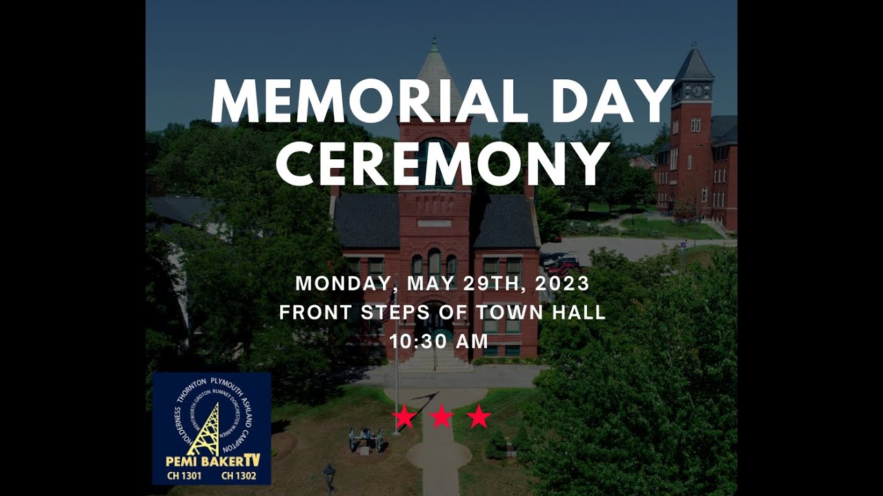 Town of Plymouth Memorial Day Parade and Ceremony YouTube
