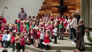 Lilly 2022 preschool Christmas program 6