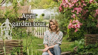 April Cottage Garden Tour  Spring Meadow, Daffodils, Edible Garden & New Yew Border