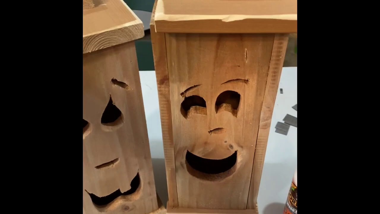 Wood Jack O Lantern YouTube