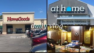 DAY IN MY LIFE VLOG: HOMEGOODS & AT HOME  | HE WILL SAY ANYTHING🤦🏾‍♀️ | PATIO REVEAL‼️