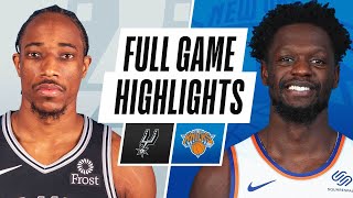 GAME RECAP: Knicks 102, Spurs 98