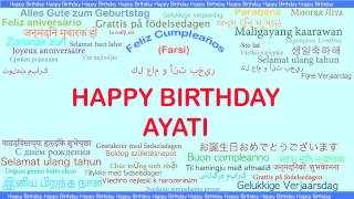 Ayati   Languages Idiomas - Happy Birthday