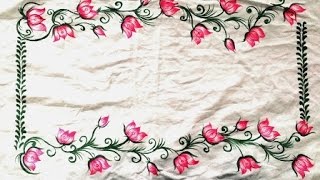 pillow fabric painting