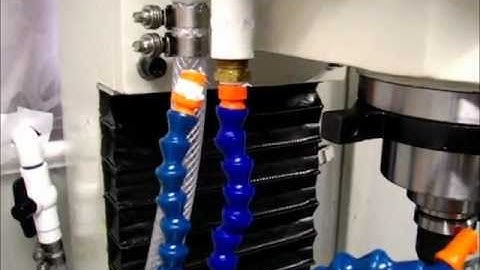 Tormach PCNC 1100 - Flood Coolant System Testing, 1/2" Nozzle