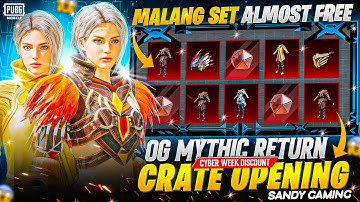 OMG! RARE MYTHICS ON BIGGEST DISCOUNT CYBERWEEK OPENING 🔥 PUBG MOBILE